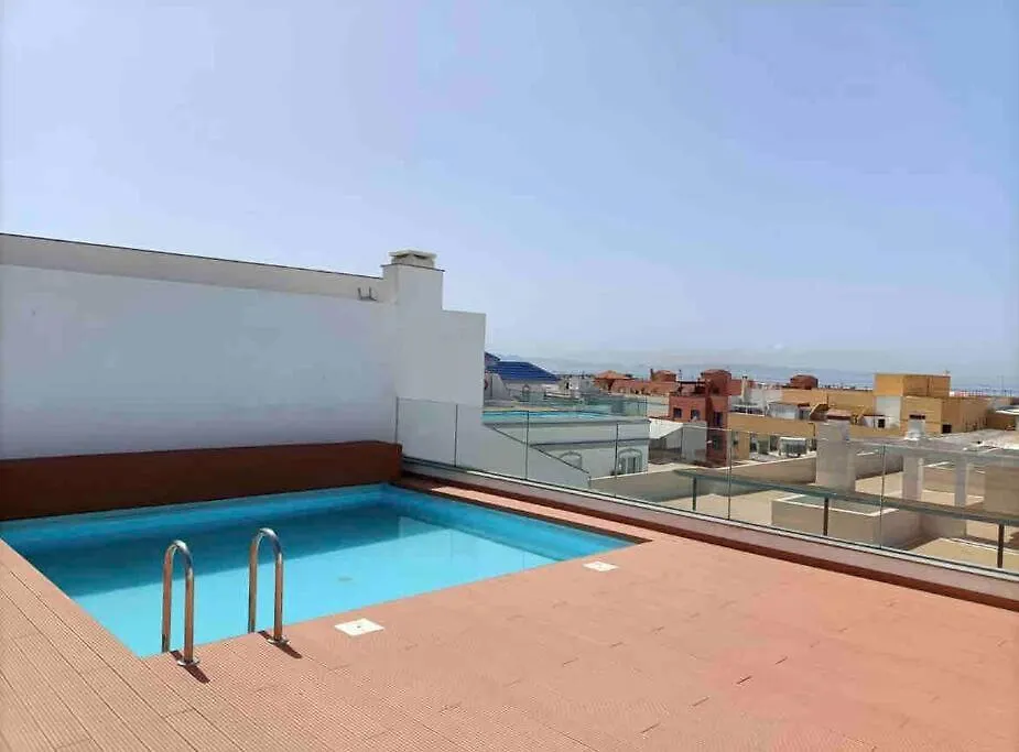 Atico Superior Con Terraza Vistas Jacuzzi Y Wifi - Poniente Penthouse Apartment Tarifa 0*,