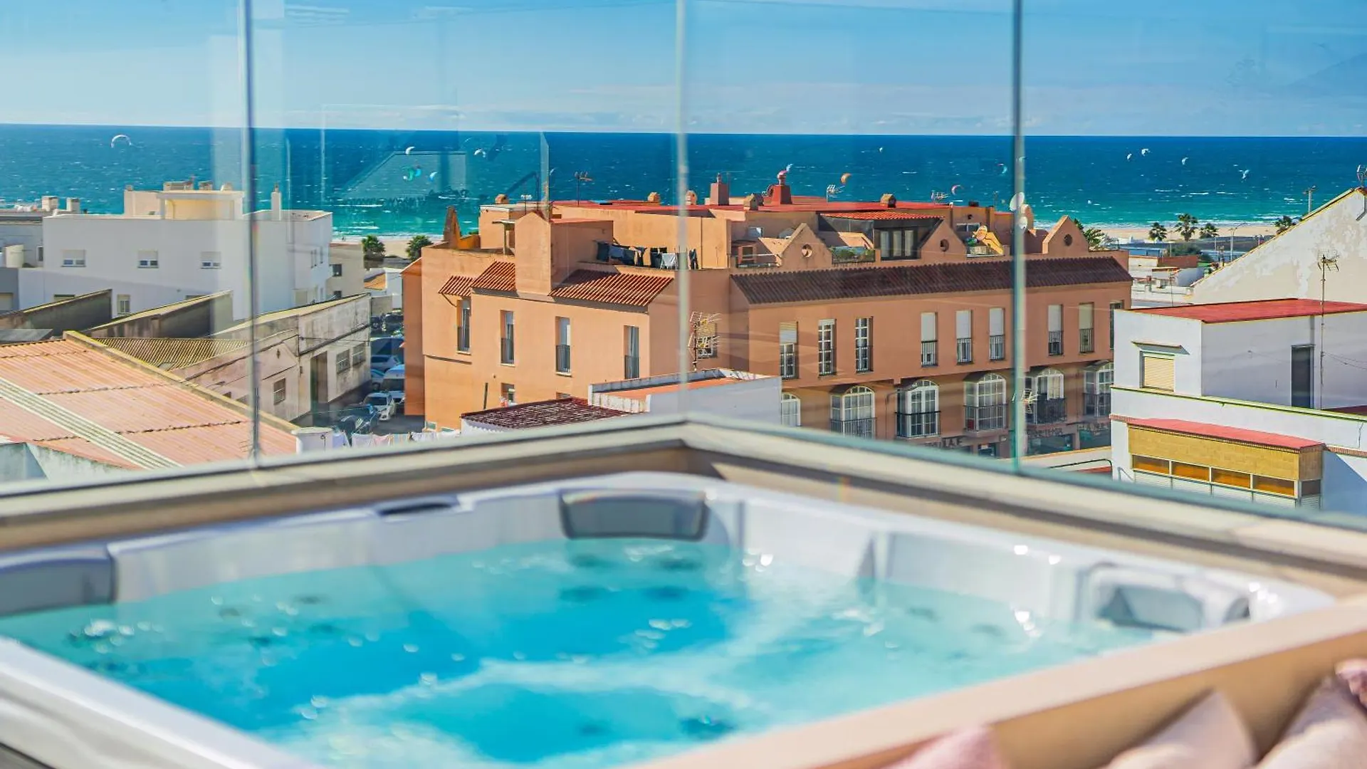 Atico Superior Con Terraza Vistas Jacuzzi Y Wifi - Poniente Penthouse Apartment Tarifa